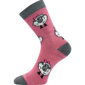 Dětské ponožky VoXX VLNĚNKA DĚTSKÁ růžová 35-38 (23-25)