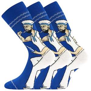 Ponožky LONKA WOODOO sólo vzor 30 / námořník 43-46 (29-31)
