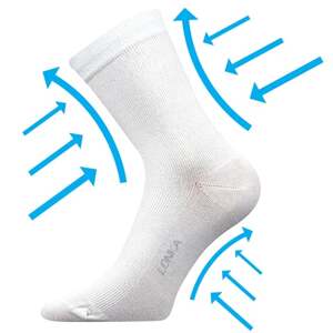 Kompresní ponožky KOOPER bílá 35-38 (23-25)