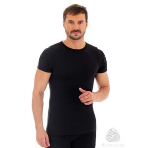 Pánské tričko Merino SS11030 BRUBECK černá L