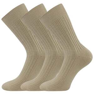 Pánské ponožky LONKA ZEBRAN béžová 46-48 (31-32)