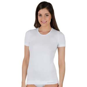 Dámské tričko krátký rukáv SS00970 BRUBECK bavlna bílá XL