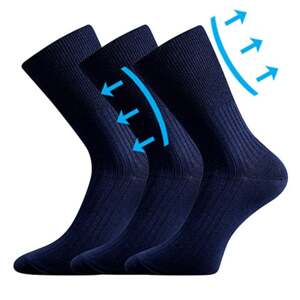 Zdravotní ponožky tmavě modrá 43-45 (29-30)