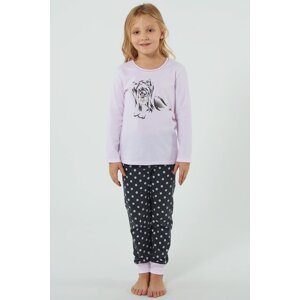 Dívčí pyžamo Italian Fashion 140H Dog - bavlna Světle růžová 10 let