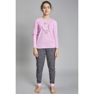 Dívčí pyžamo Italian Fashion Antilia Růžovo-šedá 10 let