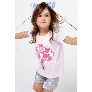 Dívčí pyžamo Italian Fashion Noelie Růžovo-šedá 2 roky