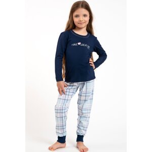 Dívčí pyžamo Italian Fashion Glamour - bavlna Tmavěmodrá-modrá 8 let