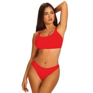 Dvoudílné plavky Self S1011 Bayamon 3 - Top Červená 2XL | dámské plavky