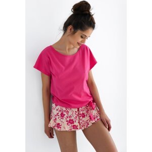 Dámské pyžamo Sensis Madalena - bavlna Růžová L