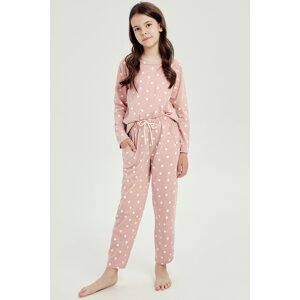 Dívčí pyžamo Taro Chloe/T - bavlna Růžová 146