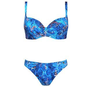 Dvoudílné plavky Self S936 Bora Bora 3 Modrá 36D | dámské plavky
