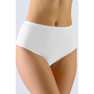 Bavlněné kalhotky Gina 11086P - ve větších velikostech Bílá XL-2XL
